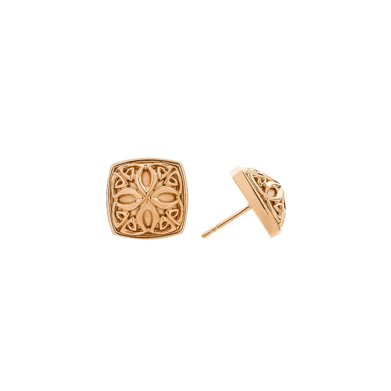 Best hoop earrings with minimal embellishments for a sleek and modern look-Empress Earring Small - 18K Rose Gold Vermeil