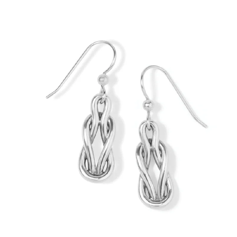 Hoop earrings with a chunky design for a bold and trendy statement-Interlok Harmony French Wire Earrings