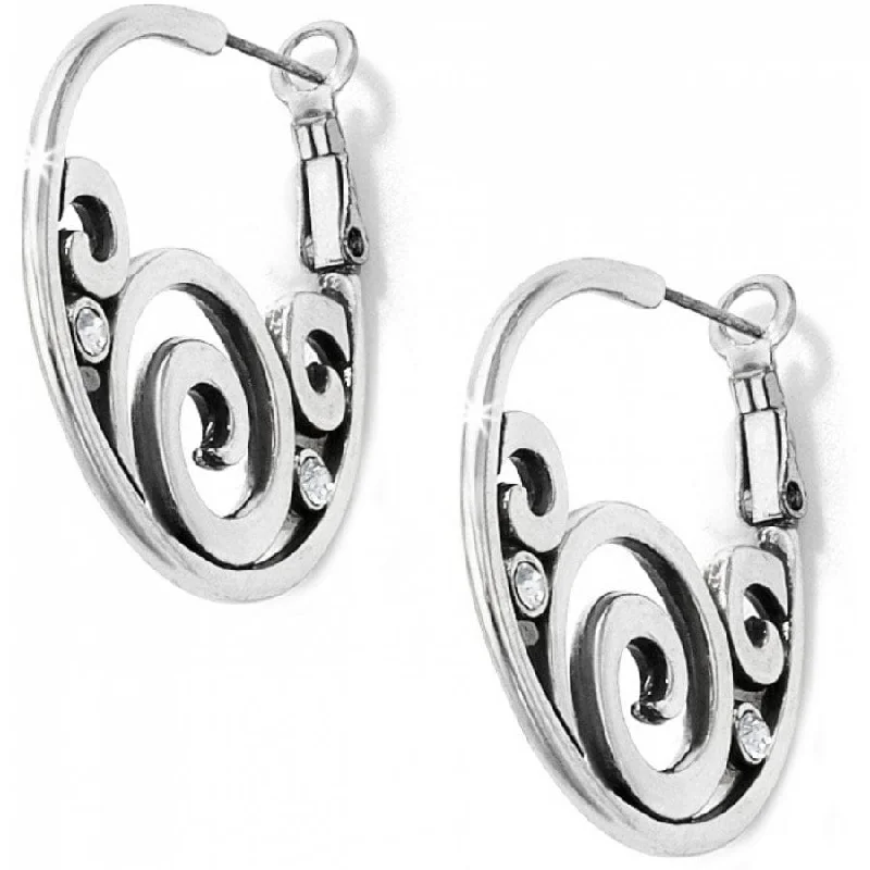 Best hoop earrings with gold-plated finishes for an affordable luxury vibe-London Groove Hoop Earrings