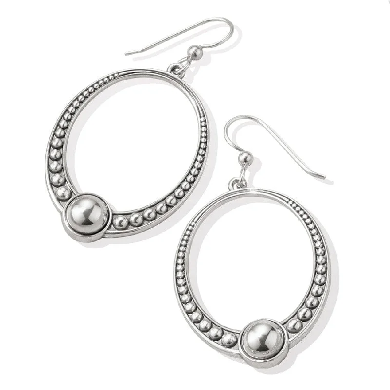 Hoop earrings with heart-shaped frames for a romantic and feminine look-Pretty Tough Oval French Wire Earrings