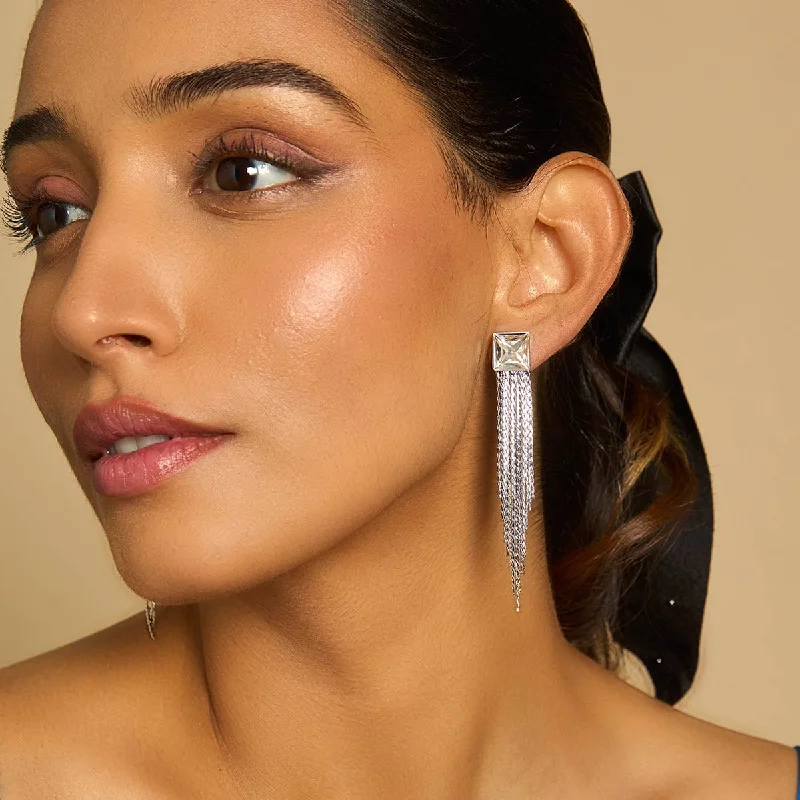 Best hoop earrings with matte finish for a sophisticated, understated design-Trendy Earring 174964