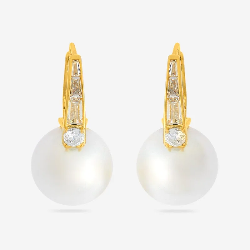 Best hoop earrings with vintage coins for a retro, antique-inspired style-Trendy Pearl Earring 174331