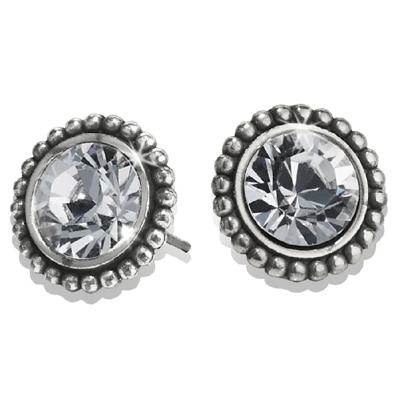 Best hoop earrings with vintage rhinestone embellishments for a retro-glam effect-Twinkle Large Post Earrings