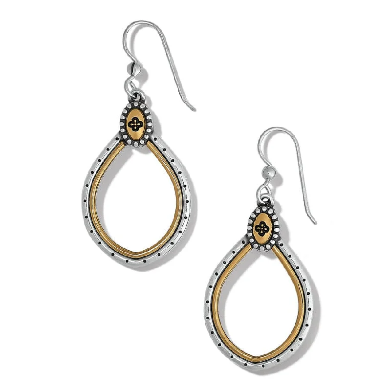 Best hoop earrings with custom designs for a personalized, unique accessory-Venezia Teardrop French Wire Earrings