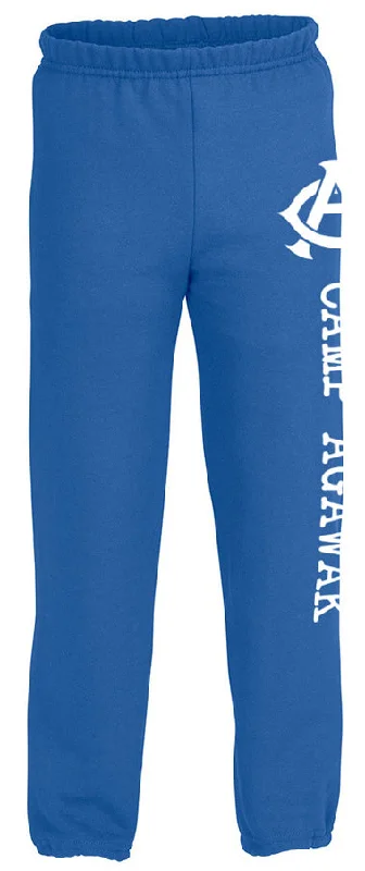 Stylish wide-leg pants for bold evening looks -Camp Agawak Cinch Bottom Sweatpants