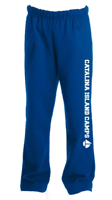 Retro bell-bottom pants for 70s-inspired fashion -Catalina Island Camp Cinch Sweatpants