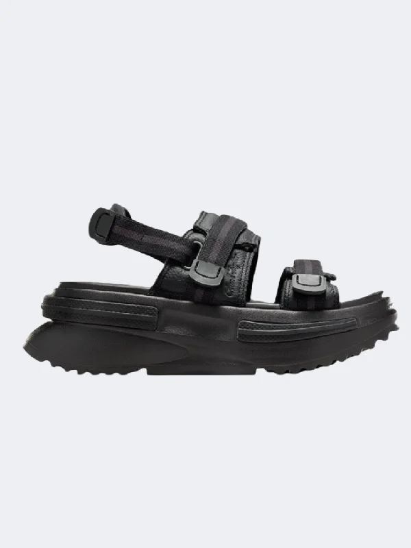 Elegant sandals for women with metallic straps and open-toe design for parties-Converse Utility Sandal Cx Foundation Women Lifestyle Sandals Black