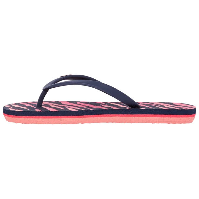 Comfortable sandals for women with foam footbed and velcro closure for ease-Oneill Girls' Beach 9A9974-5940 Moya Printed Sandals Slippers