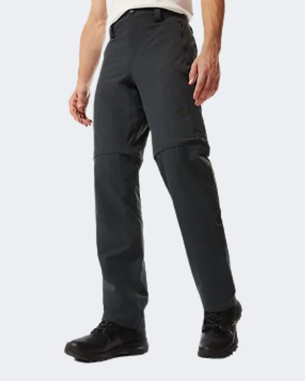 Flowy wide pants for artistic bohemian vibes -The North Face Men's Hiking T0Cl9Q-0C5 M Explortn Convbl Grey Pants