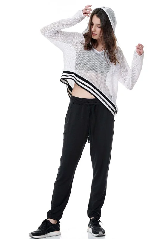 Classic wool pants for cold weather elegance -Bodytalk Women's Lifestyle 1191-902100-00100 Loose Black Pants