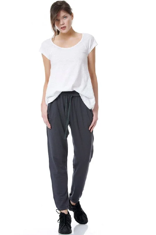 Lightweight jogger pants for summer evening strolls -Bodytalk Women's Lifestyle 1191-902100-05001 Loose Grey Pants