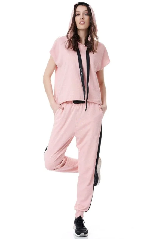 Tailored ankle pants for chic office outfits -Bodytalk Women's Lifestyle 1191-903500-00310 Boxingw Loose Pink Pants