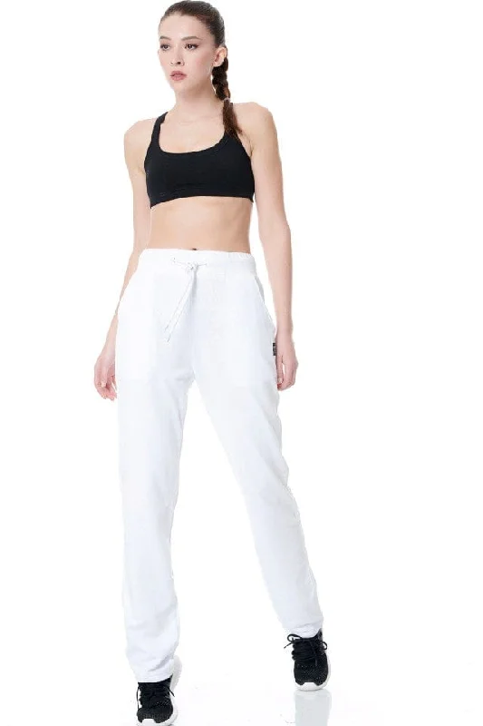 Soft pajama pants for ultimate bedtime comfort -Bodytalk Women's Lifestyle 1191-909800-00200 Pantssonw Regular White Pants