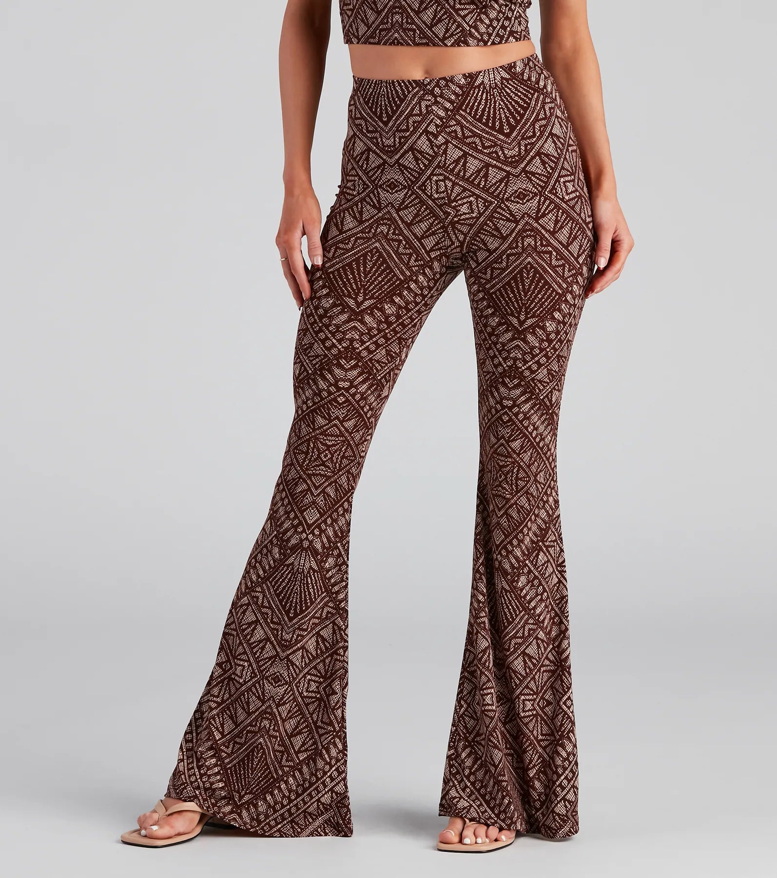 Tapered ankle pants for sleek modern silhouettes -Desert Queen Boho Flare Pants