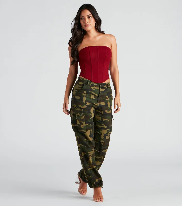 Lightweight jogger pants for summer evening strolls -Ten-Hut Camouflage Cargo Pants